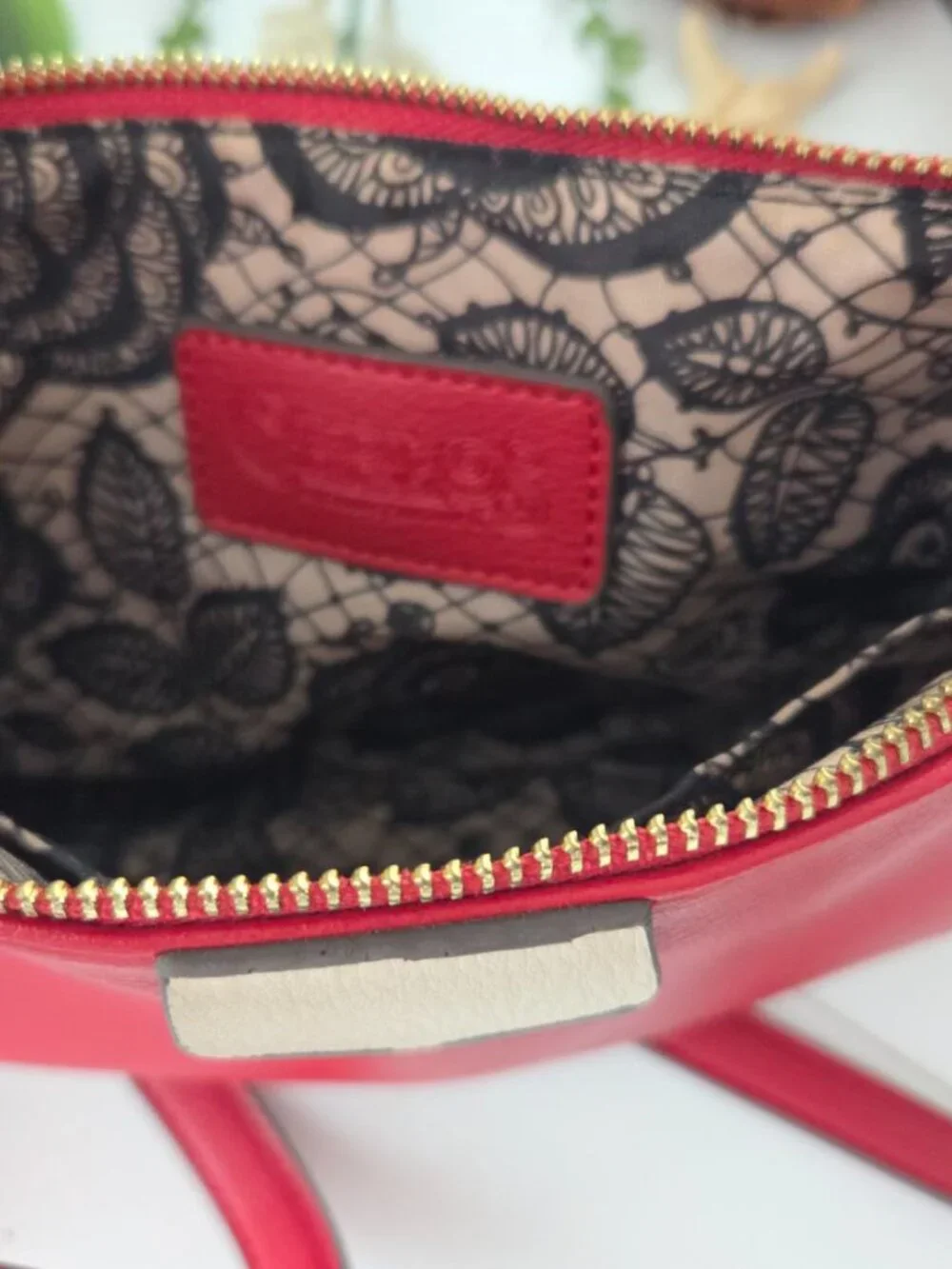 Carlos! By Carlos Santa I Red Crossbody Bag with detachable strap